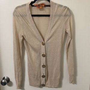 Tory Burch Beige Cardigan
